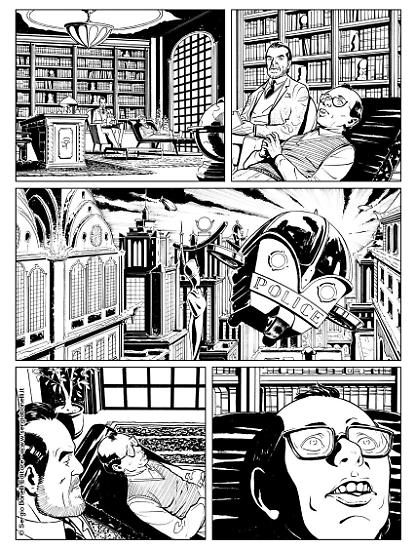 Anteprima Morgan Lost 2020 - Tavola illustrata da Matteo Mosca.