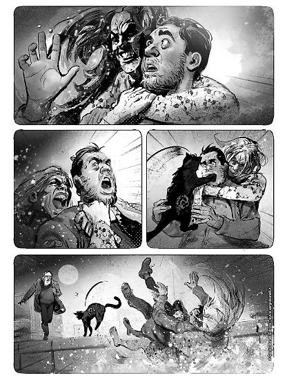 Anteprima Dylan Dog 2020 - Tavola realizzata da Emiliano Tanzillo.