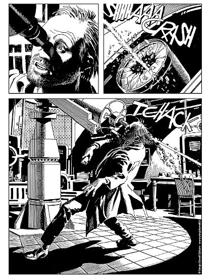 Anteprima Dylan Dog 2020 - Tavola realizzata da Giovanni Freghieri.