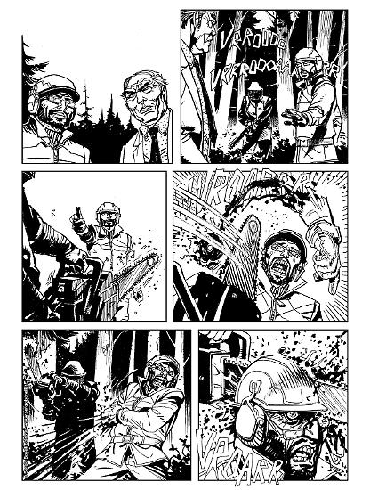 Anteprima Dylan Dog 2020 - Tavola realizzata da Luigi Piccatto.