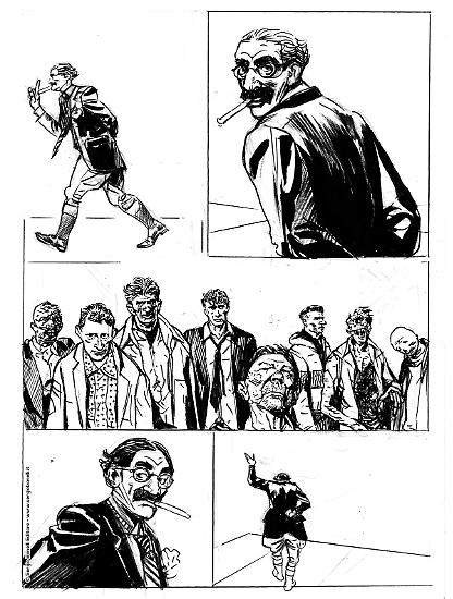 Anteprima Dylan Dog 2020 - Tavola illustrata da Carlo Ambrosini.