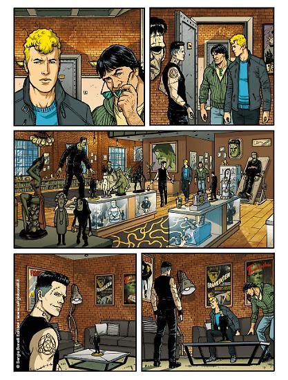Anteprima Martin Mystère 2020 - Disegni di Rosario Raho, colori di Daniele Rudoni e Alessandro Musumeci.