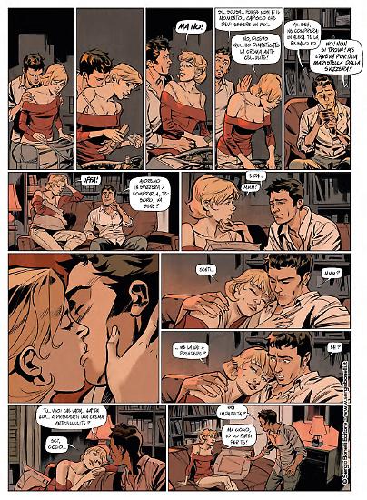Una tavola di Emiliano Mammucari da "Zardo". Testi di Tiziano Sclavi, colori di Luca Saponti.