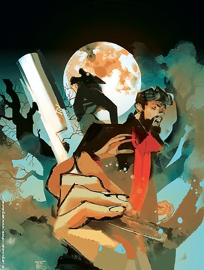 Vi mostriamo, a seguire, le varie fasi di studio e realizzazione della copertina di Dylan Dog 403.