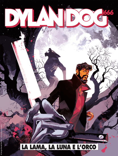 Dylan Dog 403 "La lama, la Luna e l'Orco...", dal 31 marzo in edicola.