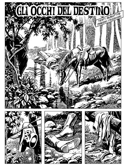 Zagor Darkwood Novels 1, testi di Moreno Burattini, disegni di Giovanni Freghieri.
