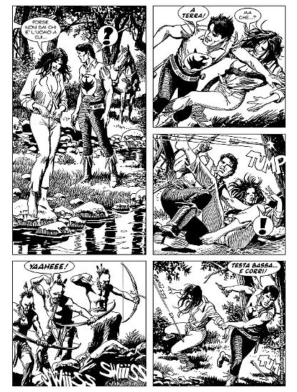 Zagor Darkwood Novels 1, testi di Moreno Burattini, disegni di Giovanni Freghieri.