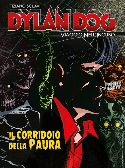 La copertina inedita di Dylan Dog. Viaggio nell'Incubo n.47 "Il corridoio della paura", realizzata da Carmine Di Giandomenico.