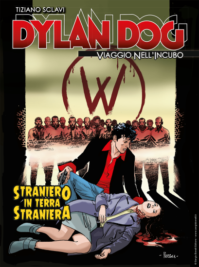 La copertina inedita di Dylan Dog. Viaggio nell'Incubo n.53 "Straniero in terra straniera", realizzata da Marco Nizzoli.