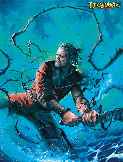 L'illustrazione di Fabrizio De Tommaso per la copertina di Speciale Dragonero 7.