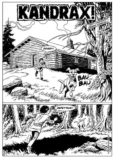 Una tavola di "Kandrax!", Zagor n.660. Testi di Claudio Chiaverotti, disegni di Marco Torricelli.