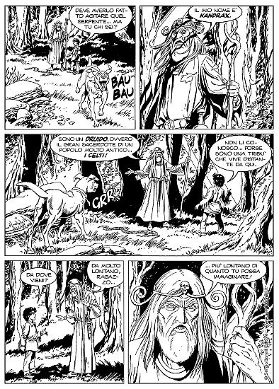 Una tavola di "Kandrax!", Zagor n.660. Testi di Claudio Chiaverotti, disegni di Marco Torricelli.