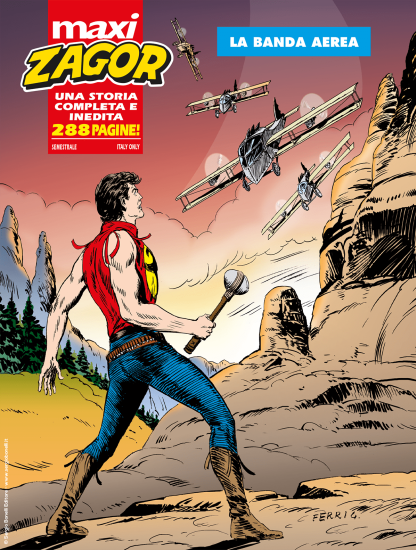 La copertina di Maxi Zagor n.15.