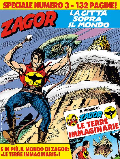La copertina dello Speciale Zagor n.3, "La città sopra il mondo".