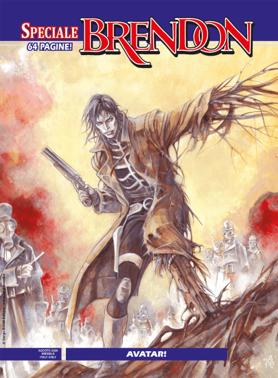 La copertina di Giovanni Talami per "Avatar!", Speciale Brendon n.20. In edicola, fumetteria e shop.sergiobonelli.it dal 21 agosto.