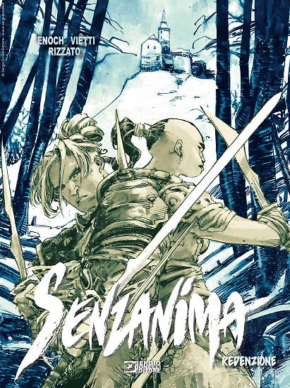 La viariant cover di Senzanima Redenzione disponibile esclusivamente nelle librerie del circuito Manicomix e nel nostro Shop online.