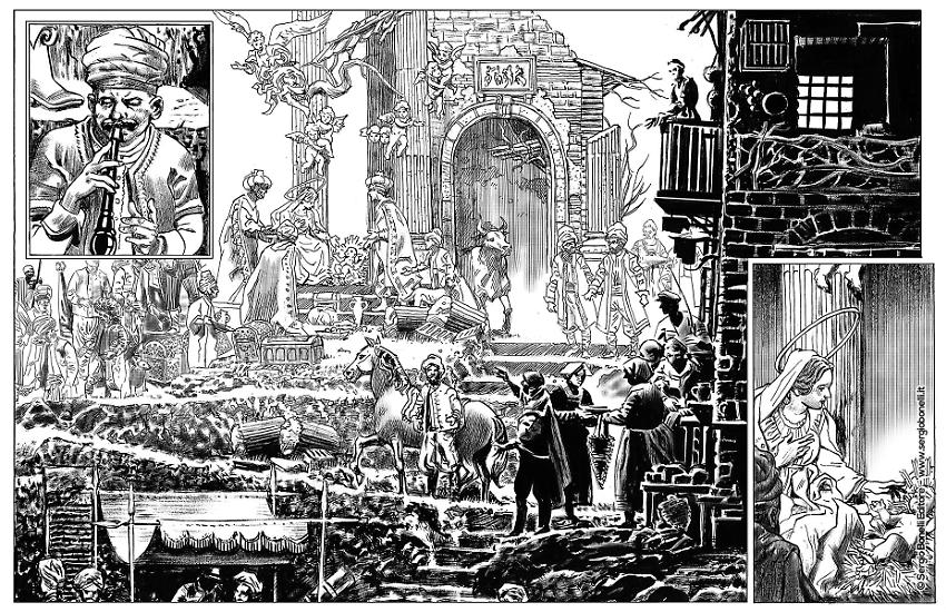 Una tavola di Daniele Bigliardo da "Il commissario Ricciardi. Per mano mia".