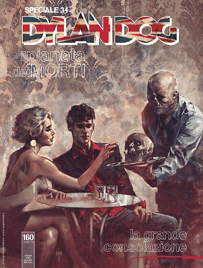 Speciale Dylan Dog  34 Il pianeta dei Morti "La grande consolazione", copertina di Marco Mastrazzo.