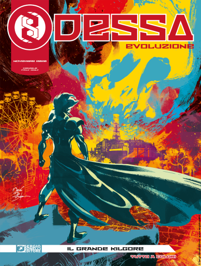 Odessa Evoluzione 6 "Il grande Kilgore", copertina di Mariano De Biase. Dal 28 ottobre in edicola, fumetteria e shop.sergiobonelli.it