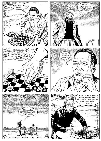 Una tavola di Massimo Cipriani da Le Storie 100 "Finale di partita", dal 12 gennaio in edicola, fumetteria e nello nostro Shop online.