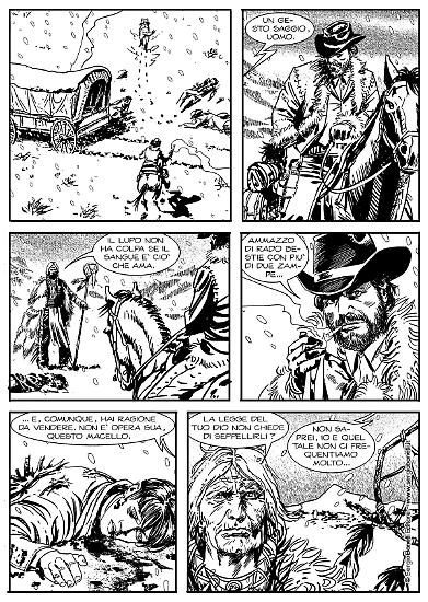 Una tavola di Max Bertolini da Le Storie 100 "Finale di partita", dal 12 gennaio in edicola, fumetteria e nello nostro Shop online.