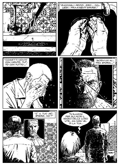 Una tavola di Paolo Raffaelli da Le Storie 100 "Finale di partita", dal 12 gennaio in edicola, fumetteria e nello nostro Shop online.