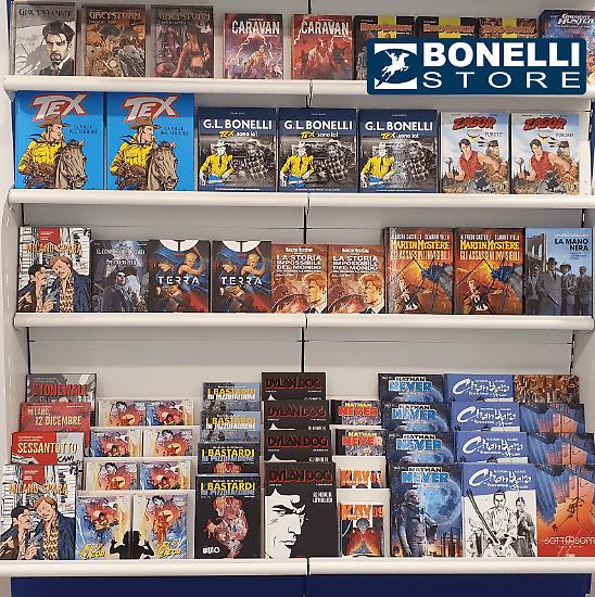 Tutti i volumi dei vostri Eroi Bonelli preferiti vi aspettano al nuovo Bonelli Store di Milano!