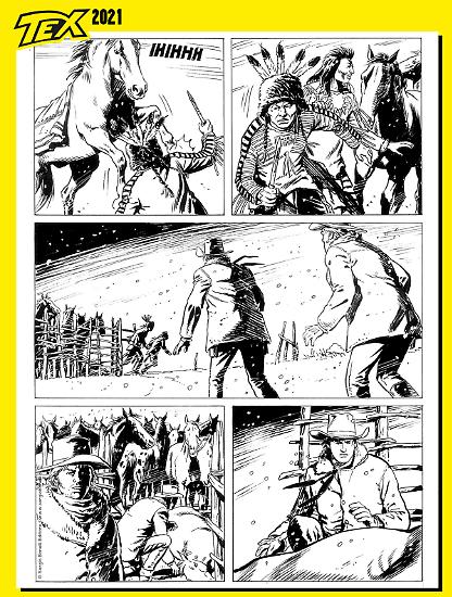 Anteprima 2021 - Tex Willer. Tavola di Pasquale Del Vecchio