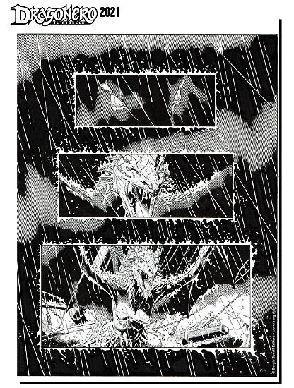 Dragonero 2021 - Tavola di Alessandro Bignamini.