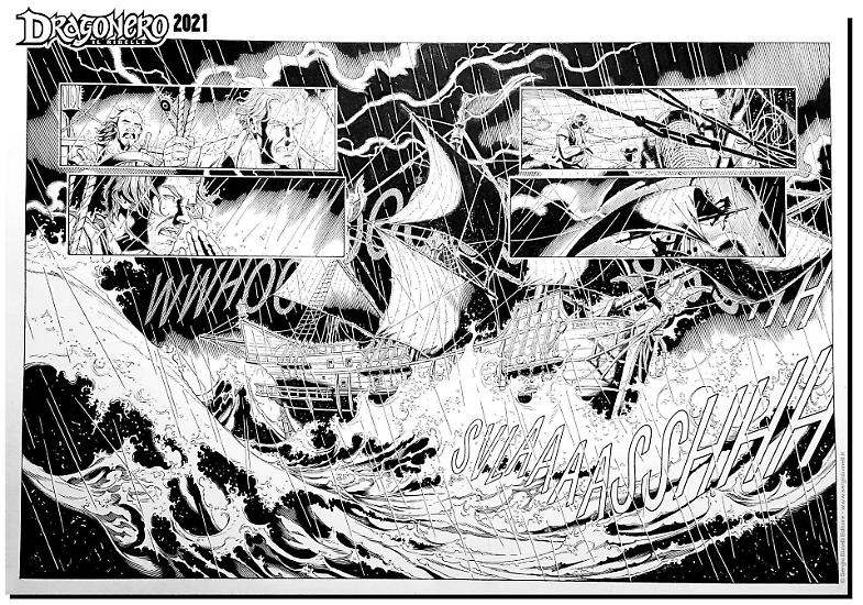 Dragonero 2021 - Tavola di Alessandro Bignamini.