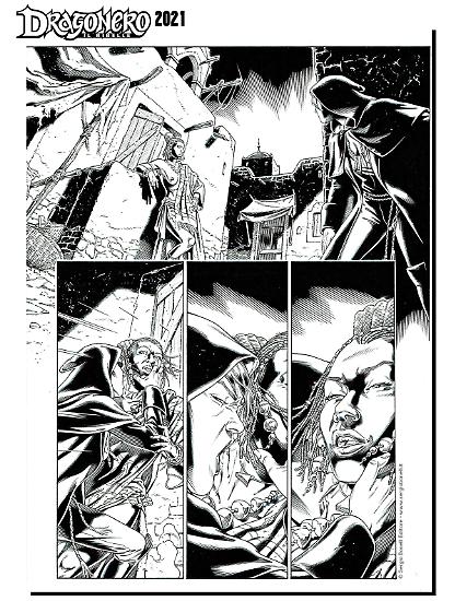 Dragonero 2021 - Tavola di Alessandro Bignamini.