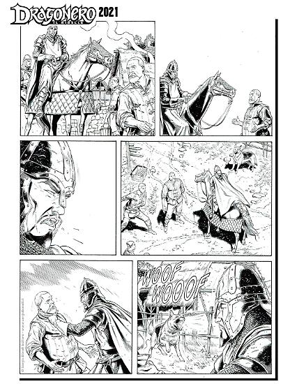 Dragonero 2021 - Tavola di Alessandro Bignamini.