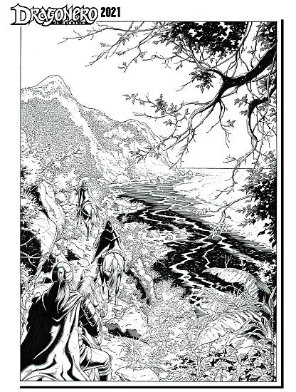 Dragonero 2021 - Tavola di Alessandro Bignamini.