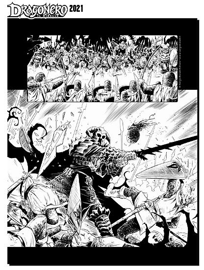 Dragonero 2021 - Tavola di Alex Massacci.