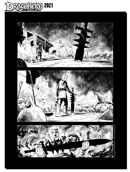 Dragonero 2021 - Tavola di Alex Massacci.
