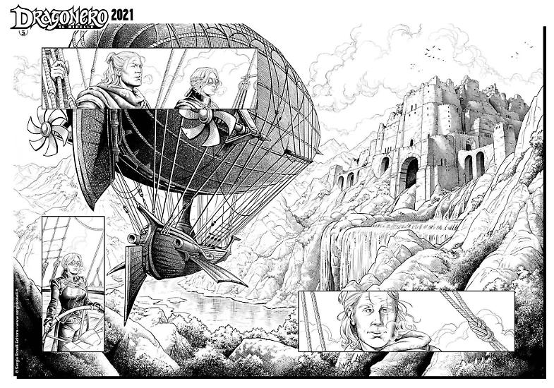 Dragonero 2021 - Tavola di Antonella Platano.