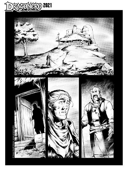 Dragonero 2021 - Tavola di Fabio Babich.