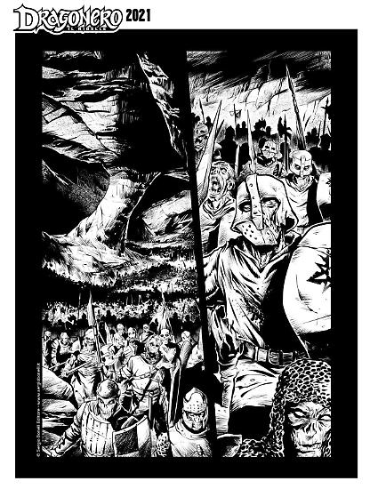 Dragonero 2021 - Tavola di Fabio Babich.