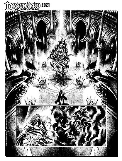 Dragonero 2021 - Tavola di Fabrizio Galliccia.