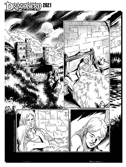 Dragonero 2021 - Tavola di Fabrizio Galliccia.