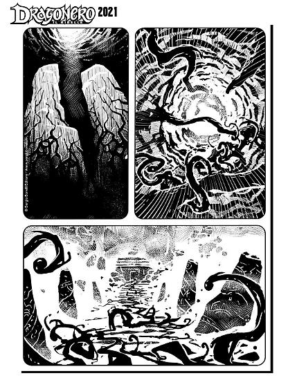 Dragonero 2021 - Tavola di Giuseppe Matteoni.