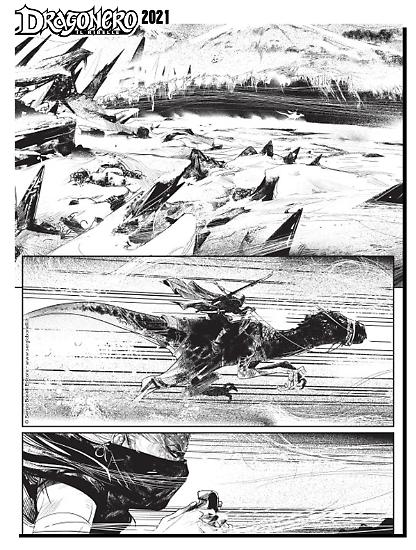 Dragonero 2021 - Tavola di Lorenzo Nuti.