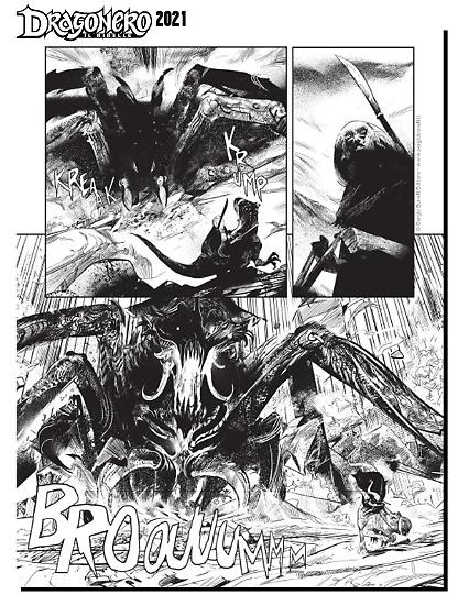 Dragonero 2021 - Tavola di Lorenzo Nuti.