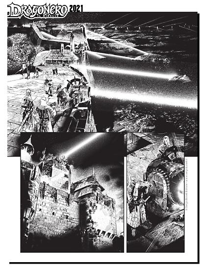 Dragonero 2021 - Tavola di Lorenzo Nuti.