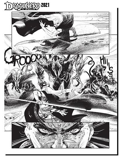 Dragonero 2021 - Tavola di Lorenzo Nuti.