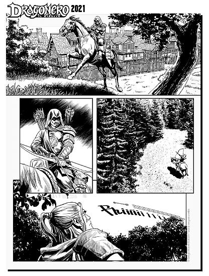 Dragonero 2021 - Tavola di Luca Bonessi.