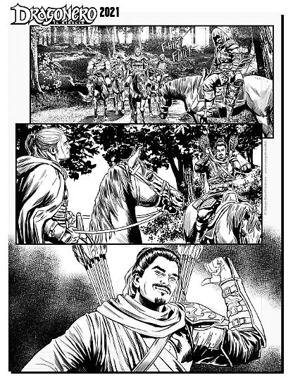 Dragonero 2021 - Tavola di Luca Bonessi.