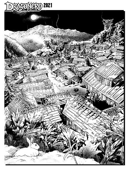 Dragonero 2021 - Tavola di Luca Malisan.