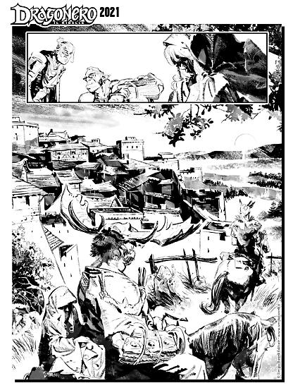 Dragonero 2021 - Tavola di Manolo Morrone.