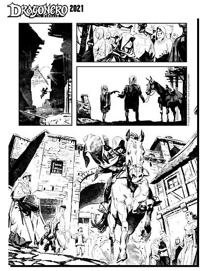 Dragonero 2021 - Tavola di Manolo Morrone.